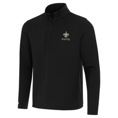 New Orleans Saints Antigua Insider Quarter-Zip Jacket - Black for sale