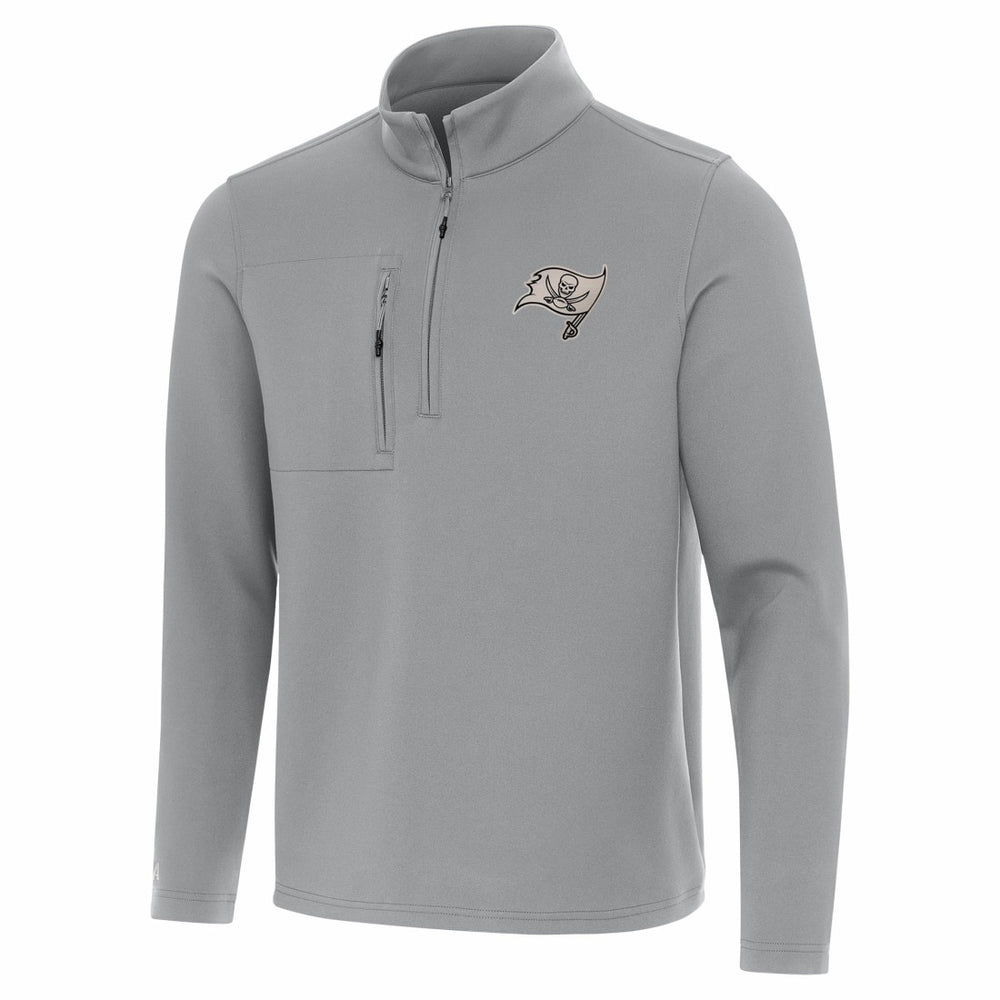 Tampa Bay Buccaneers Antigua Insider Quarter-Zip Jacket - Gray for sale