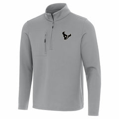 Houston Texans Antigua Insider Quarter-Zip Jacket - Gray discount