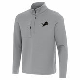 Detroit Lions Antigua Insider Quarter-Zip Jacket - Gray discount