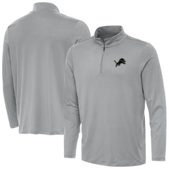 Detroit Lions Antigua Reprocess Quarter-Zip Top - Gray online