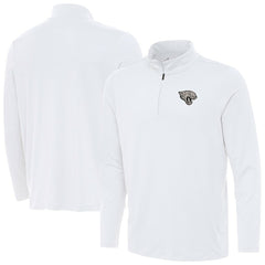 Jacksonville Jaguars Antigua Reprocess Quarter-Zip Top - White outlet