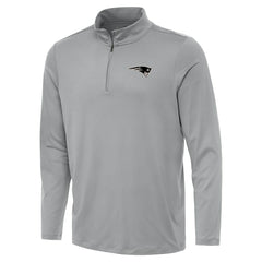 New England Patriots Antigua Reprocess Quarter-Zip Top - Gray sale