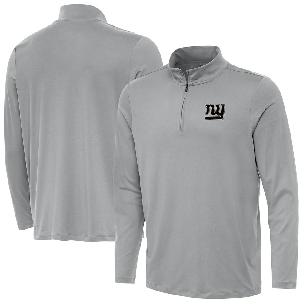 New York Giants Antigua Reprocess Quarter-Zip Top - Gray discount
