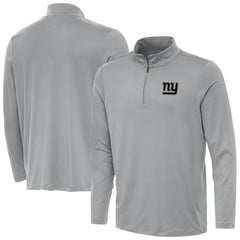 New York Giants Antigua Reprocess Quarter-Zip Top - Gray discount