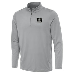 New York Giants Antigua Reprocess Quarter-Zip Top - Gray discount