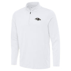 Baltimore Ravens Antigua Reprocess Quarter-Zip Top - White sale