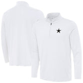 Dallas Cowboys Antigua Reprocess Quarter-Zip Top - White sale