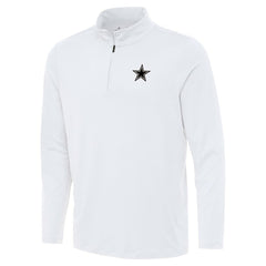 Dallas Cowboys Antigua Reprocess Quarter-Zip Top - White sale