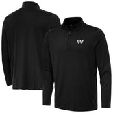 Washington Commanders Antigua Reprocess Quarter-Zip Top - Black online