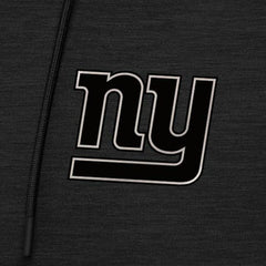 New York Giants Antigua Spikes Raglan Quarter-Zip Hoodie - Heather Black for sale