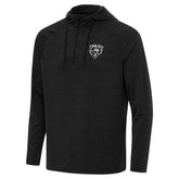 Chicago Bears Antigua Spikes Raglan Quarter-Zip Hoodie - Heather Black online