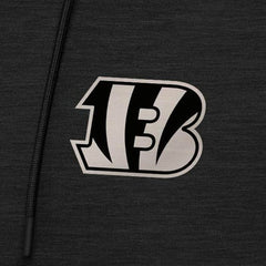 Cincinnati Bengals Antigua Spikes Raglan Quarter-Zip Hoodie - Heather Black online