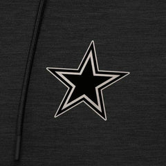 Dallas Cowboys Antigua Spikes Raglan Quarter-Zip Hoodie - Heather Black discount