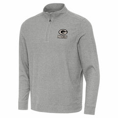 Green Bay Packers Antigua Subtle Quarter-Zip Top - Heather Gray discount