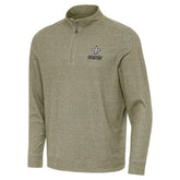 New Orleans Saints Antigua Subtle Quarter-Zip Top - Heather Olive outlet