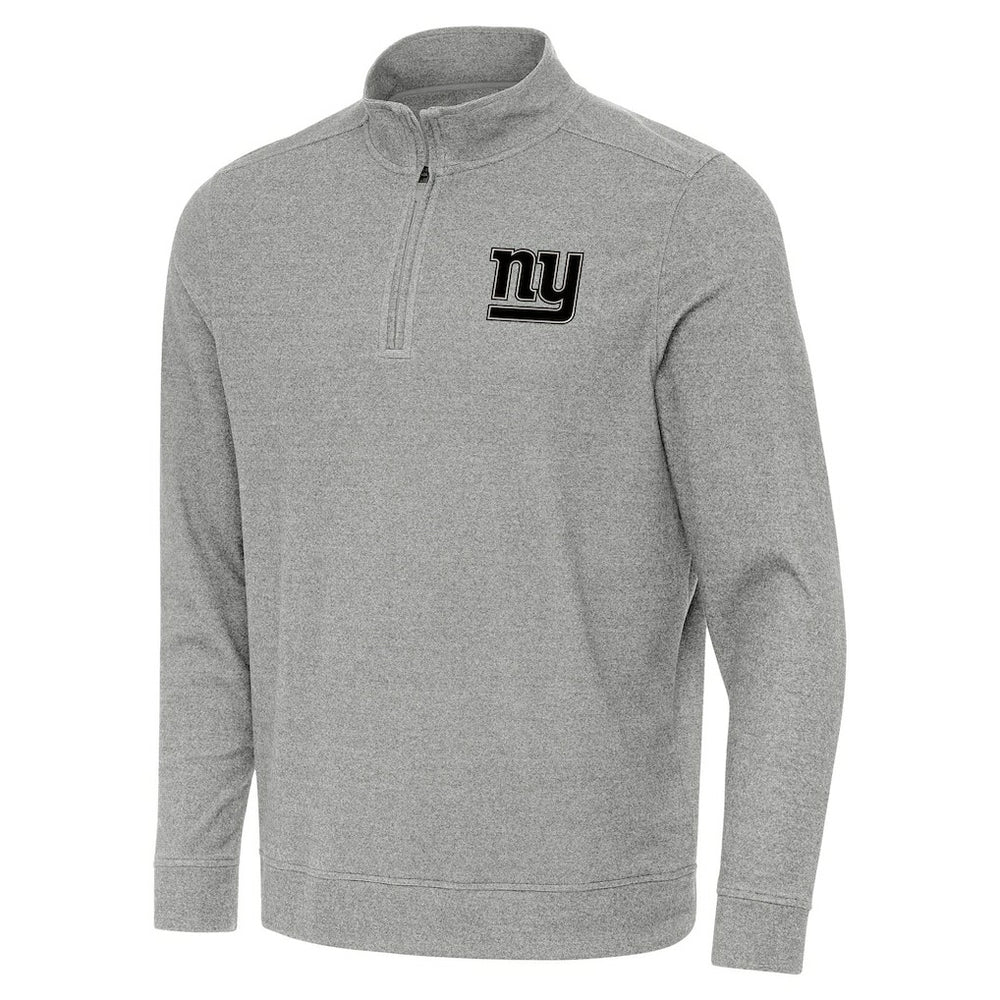 New York Giants Antigua Subtle Quarter-Zip Top - Heather Gray online