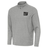 New York Giants Antigua Subtle Quarter-Zip Top - Heather Gray online