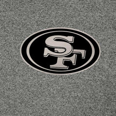 San Francisco 49ers Antigua Subtle Quarter-Zip Top - Heather Black discount