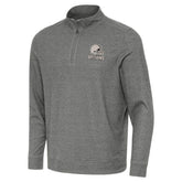 Cleveland Browns Antigua Subtle Quarter-Zip Top - Heather Black on sale