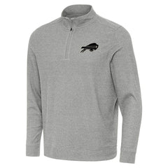 Buffalo Bills Antigua Subtle Quarter-Zip Top - Heather Gray discount