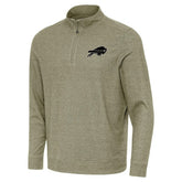 Buffalo Bills Antigua Subtle Quarter-Zip Top - Heather Olive for sale