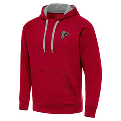 Atlanta Falcons Antigua Brushed Carbon Victory Pullover Hoodie - Red for sale