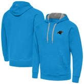 Carolina Panthers Antigua Brushed Carbon Victory Pullover Hoodie - Blue for sale