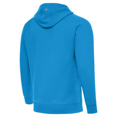 Carolina Panthers Antigua Brushed Carbon Victory Pullover Hoodie - Blue for sale