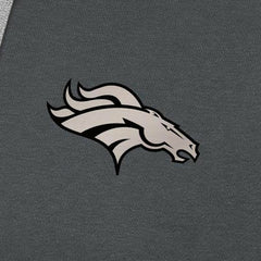 Denver Broncos Antigua Brushed Carbon Victory Pullover Hoodie - Charcoal sale