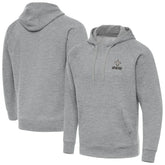 New Orleans Saints Antigua Brushed Carbon Victory Pullover Hoodie - Heather Gray cheap