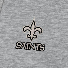 New Orleans Saints Antigua Brushed Carbon Victory Pullover Hoodie - Heather Gray cheap