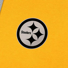 Pittsburgh Steelers Antigua Brushed Carbon Victory Pullover Hoodie - Gold for sale
