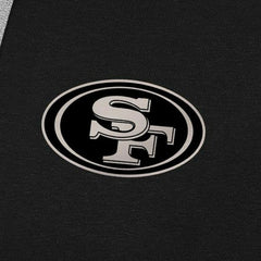 San Francisco 49ers Antigua Brushed Carbon Victory Pullover Hoodie - Black online