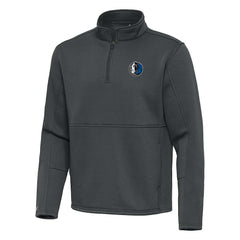 Dallas Mavericks Antigua Twist Quarter-Zip Pullover Top - Pewter sale