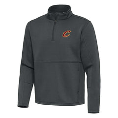 Cleveland Cavaliers Antigua Twist Quarter-Zip Pullover Top - Pewter online