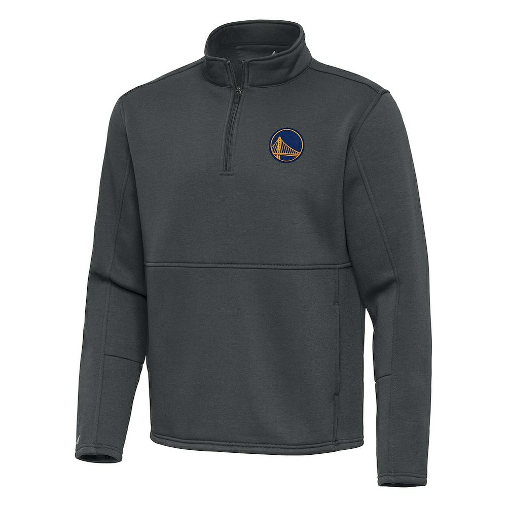 Golden State Warriors Antigua Twist Quarter-Zip Pullover Top - Pewter shop