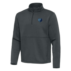Memphis Grizzlies Antigua Twist Quarter-Zip Pullover Top - Pewter shop