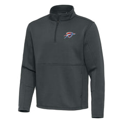 Oklahoma City Thunder Antigua Twist Quarter-Zip Pullover Top - Pewter shop