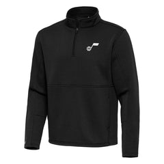 Utah Jazz Antigua Twist Quarter-Zip Pullover Top - Black discount