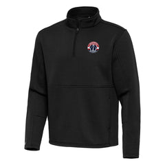 Washington Wizards Antigua Twist Quarter-Zip Pullover Top - Black outlet