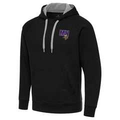Men's Minnesota Vikings Antigua Victory Pullover Hoodie - Black sale
