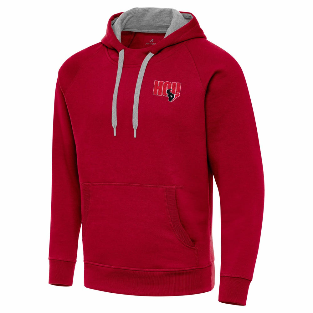 Men's Houston Texans Antigua Victory Pullover Hoodie - Red outlet