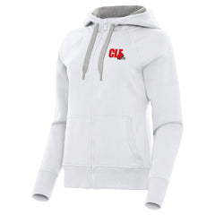 Cleveland Browns Antigua Women's Victory Full-Zip Hoodie - White cheap