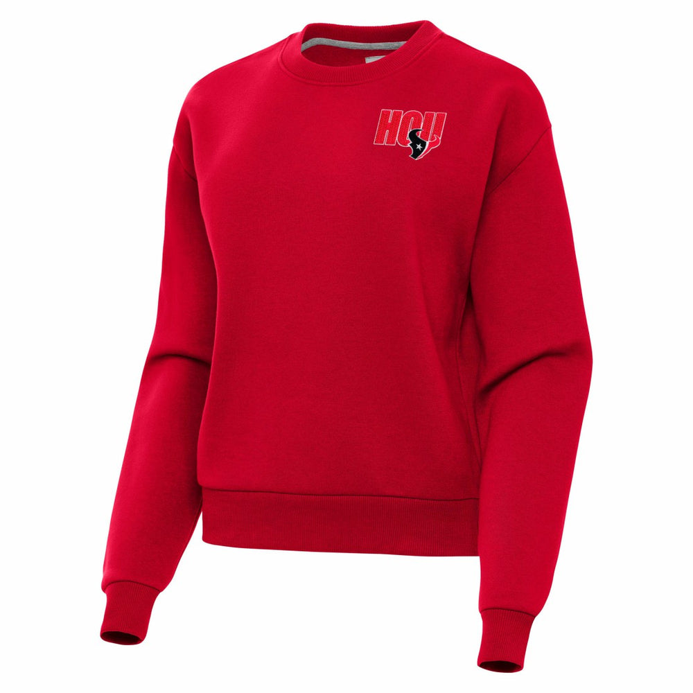 Houston Texans Antigua Women's Victory Pullover Sweatshirt - Red discount