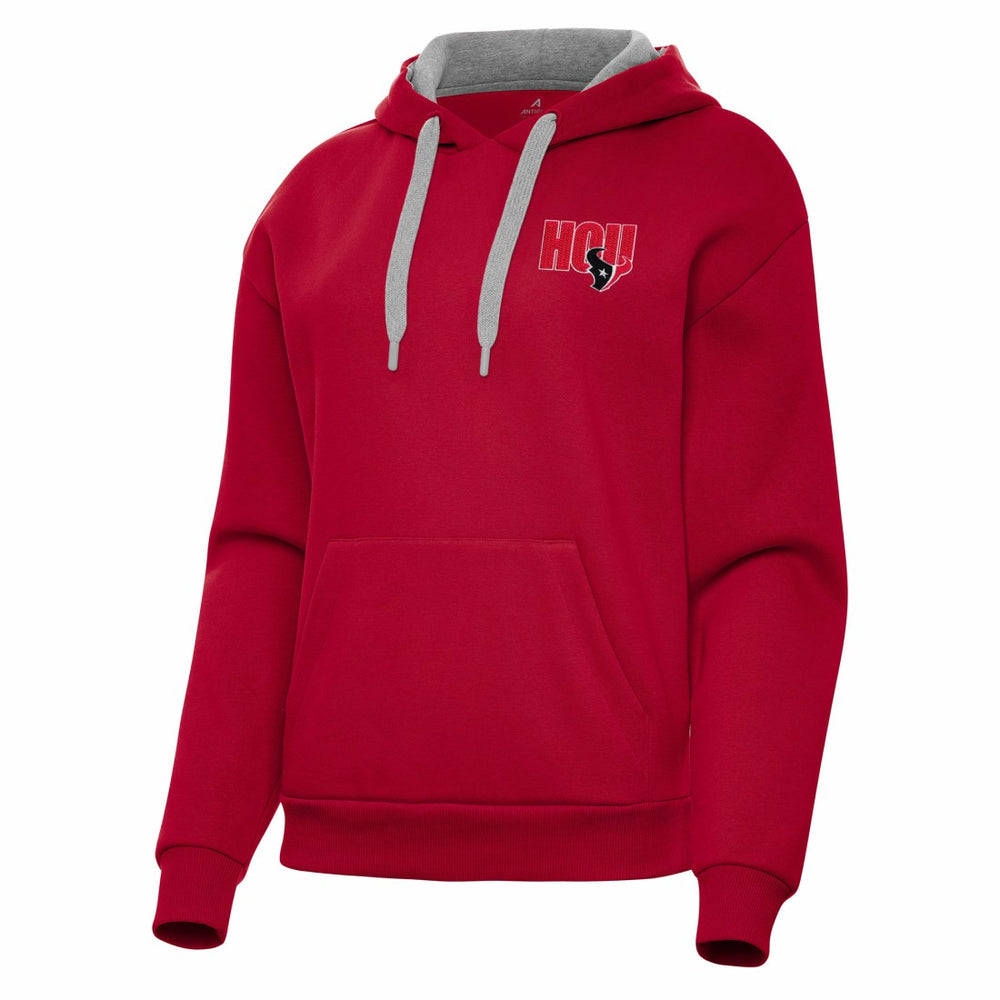 Houston Texans Antigua Women's Victory Pullover Hoodie - Red outlet