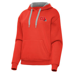 Cleveland Browns Antigua Women's Victory Pullover Hoodie - Orange on sale