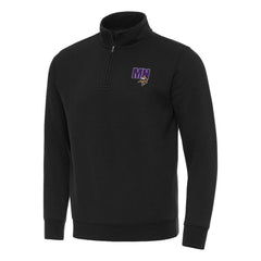 Minnesota Vikings Antigua Men's Victory Quarter-Zip Sweatshirt - Black on sale