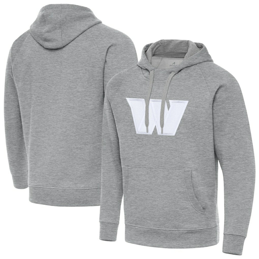 Washington Commanders Antigua Victory Pullover Hoodie - Heather Gray cheap
