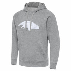 Baltimore Ravens Antigua Victory Pullover Hoodie - Heather Gray on sale